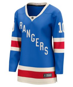 Alternative view of Artemi Panarin New York Rangers  Women's Centennial Breakaway Jersey - Blue