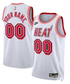 Miami Heat Nike Unisex 2022/23 Custom Swingman Jersey - Classic Edition - White