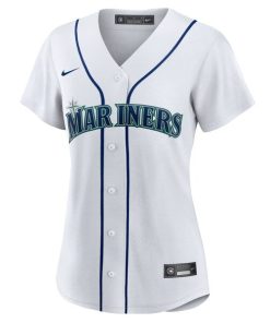 Alternative view of Victor Robles Seattle Mariners Nike Women's Home Replica Jersey - White