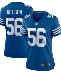 Quenton Nelson Indianapolis Colts Nike Women's Alternate Game Jersey - Royal