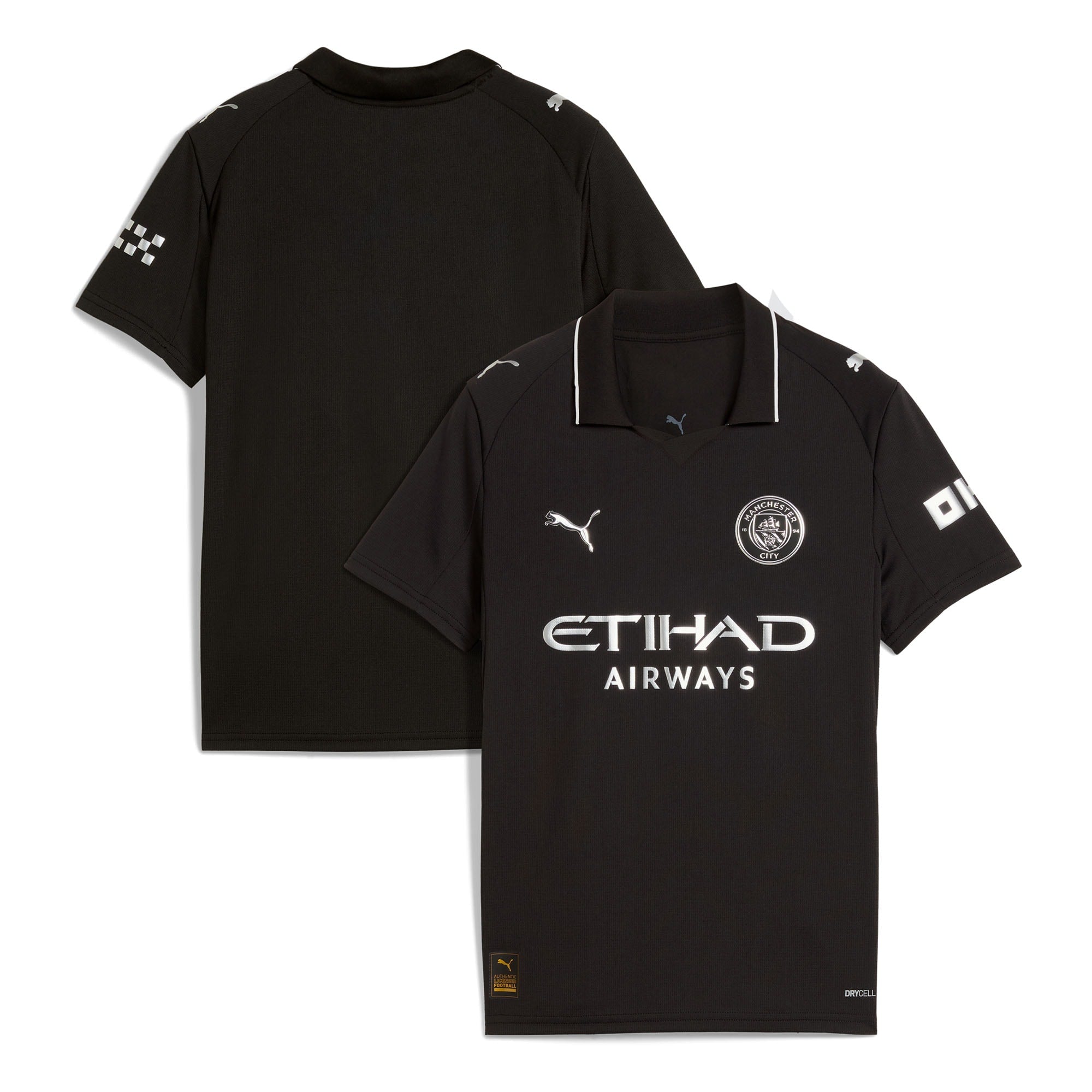 Manchester City Puma Youth 2025/26 Third Replica Jersey - Green/Neon Green/Light Blue/Black - Image 8