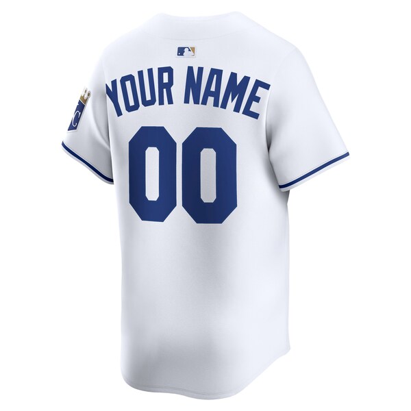 Kansas City Royals Nike Home Limited Custom Jersey - White - Image 3