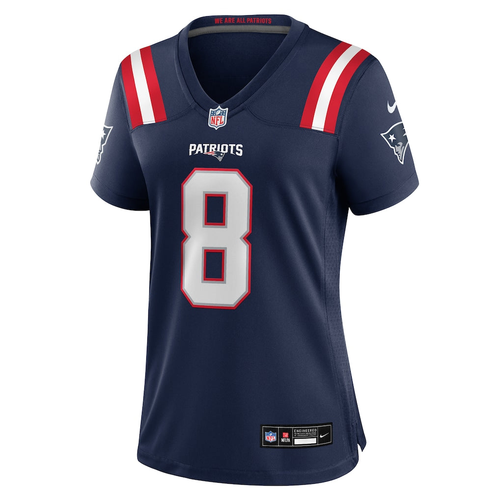 Stefon Diggs New England Patriots Nike Women's Game Jersey - Navy - Image 2