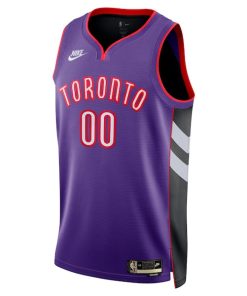 Alternative view of Toronto Raptors Nike Unisex Adult Swingman Custom Jersey - Classic Edition - Purple