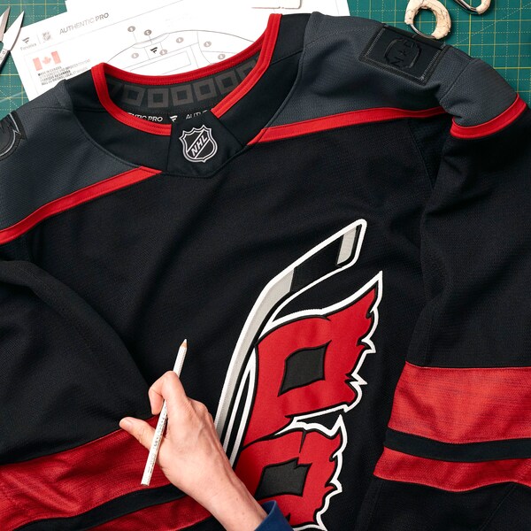Carolina Hurricanes Home Authentic Pro Jersey - Black - Image 6