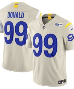 Aaron Donald Los Angeles Rams Nike Alternate Vapor F.U.S.E. Limited Jersey - Bone