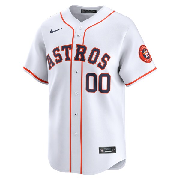 Houston Astros Nike Home Limited Custom Jersey - White - Image 2