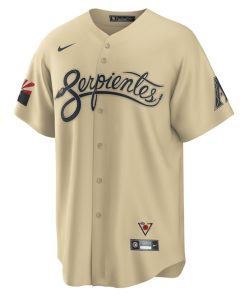 Alternative view of Arizona Diamondbacks Nike City Connect Replica Jersey - Sand