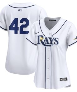Tampa Bay Rays Nike Women's 2024 Jackie Robinson Day Home Limited Jersey?¨C White