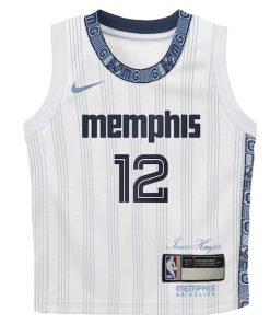 Alternative view of Ja Morant Memphis Grizzlies Nike Infant 2025/26 City Edition Swingman Jersey - White