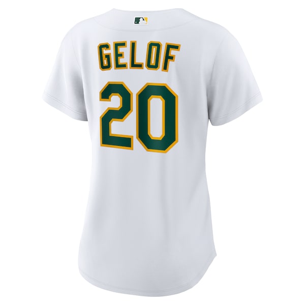 Zack Gelof Oakland Athletics Nike Women's Home Replica Player Jersey - White - Image 3