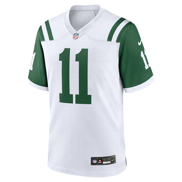 Jermaine Johnson II New York Jets Nike Classic Alternate Game Jersey - White - Image 3