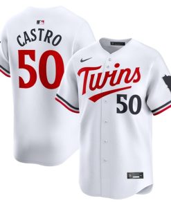 Willi Castro Minnesota Twins Nike Home Limited Player Jersey - White