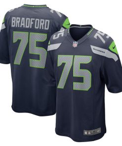 Anthony Bradford Seattle Seahawks Nike Team Game Jersey - College Navy