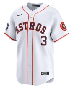 Alternative view of Jeremy Pe?a Houston Astros Nike 2024 MLB World Tour Mexico City Series Home Limited Player Jersey - White