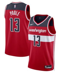 Jordan Poole Washington Wizards Nike Unisex Swingman Jersey - Icon Edition - Red