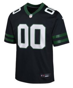 Alternative view of New York Jets Nike Youth Alternate Custom Game Jersey - Legacy Black