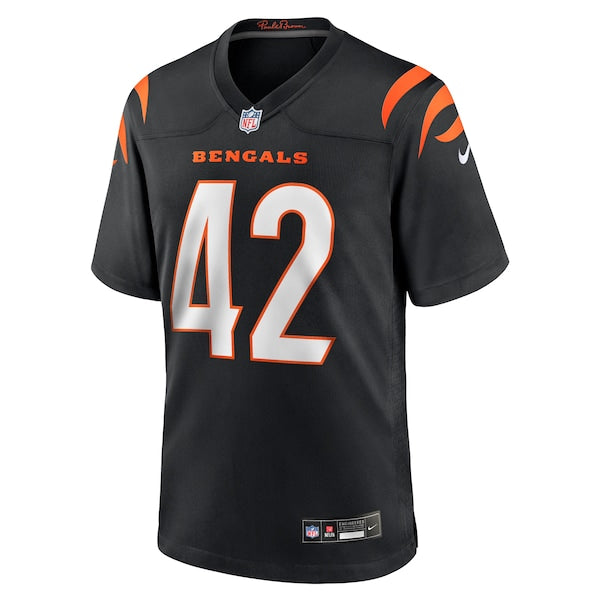 Oren Burks Cincinnati Bengals Nike Team Game Jersey - Black - Image 2