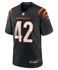 Alternative view of Oren Burks Cincinnati Bengals Nike Team Game Jersey -  Black