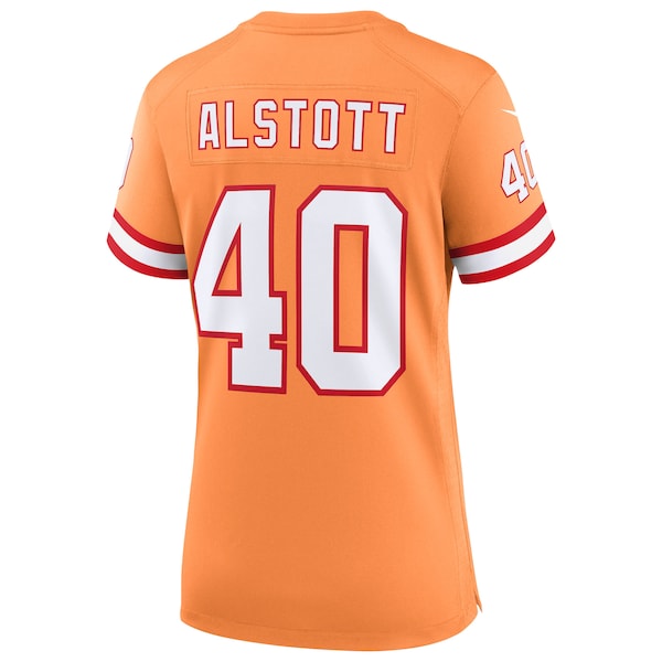 Mike Alstott Tampa Bay Buccaneers Nike Women's 50th Season Game Jersey - Creamsicle/Red - Image 4