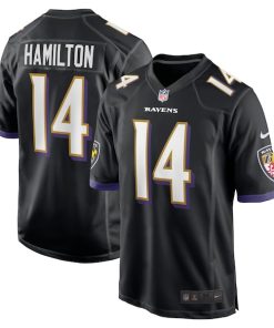 Kyle Hamilton Baltimore Ravens Nike Player Game Jersey - Black