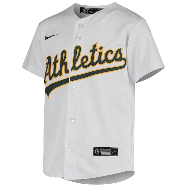 Khris Davis Oakland Athletics Nike Youth Home Jersey - White - Image 2
