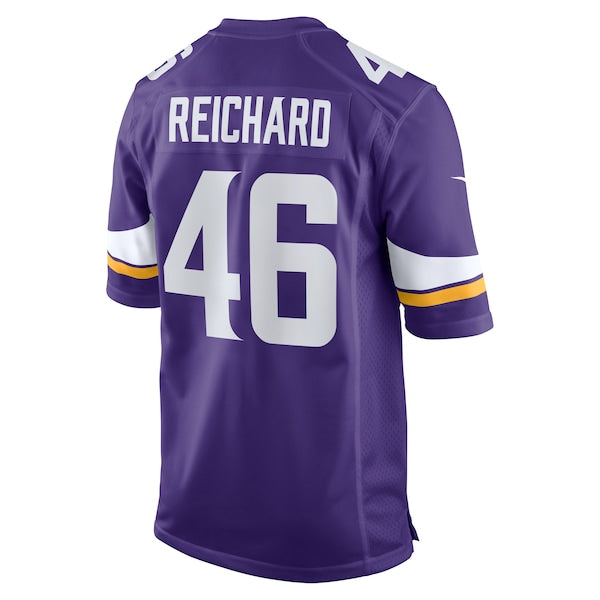 Will Reichard Minnesota Vikings Nike Game Jersey - Purple - Image 3