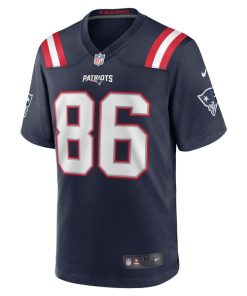 Alternative view of Pharaoh Brown New England Patriots Nike Team Game Jersey -  Navy