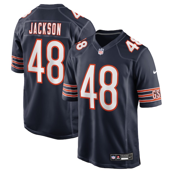 D'Marco Jackson Chicago Bears Nike Team Game Jersey - Navy