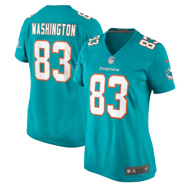 Malik Washington Miami Dolphins Nike Women's Game Jersey - Aqua