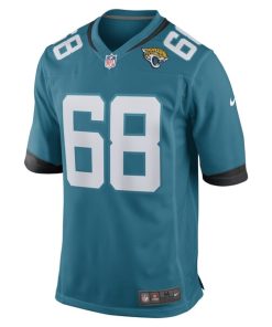 Alternative view of Brandon Scherff Jacksonville Jaguars Nike Game Player Jersey - Teal