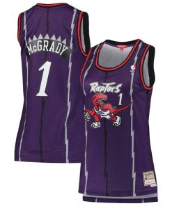 Tracy McGrady Toronto Raptors Women's 1998/99 Hardwood Classics Swingman Jersey - Purple