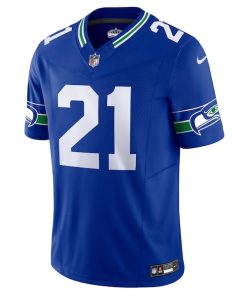 Alternative view of Devon Witherspoon Seattle Seahawks Nike Alternate Vapor F.U.S.E. Limited Jersey - Royal
