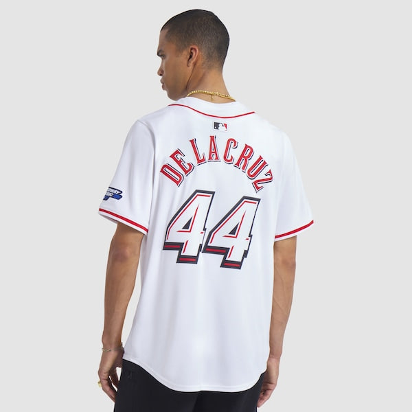 Elly De La Cruz Cincinnati Reds Nike 2025 MLB Speedway Classic Home Limited Player Jersey - White - Image 2