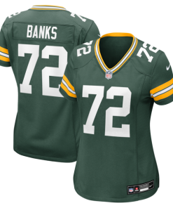 Brant Banks Green Bay Packers Nike Women's Team Game Jersey -  Green