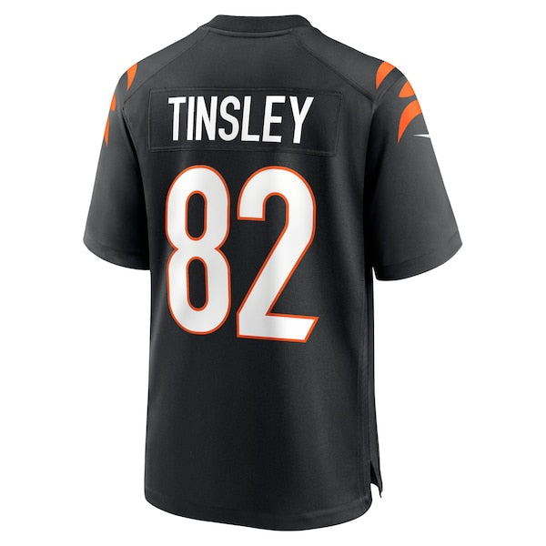 Mitchell Tinsley Cincinnati Bengals Nike Team Game Jersey - Black - Image 3