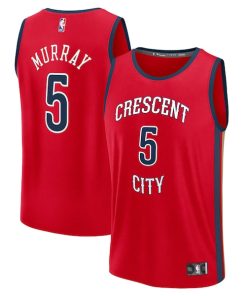 Dejounte Murray New Orleans Pelicans  Youth Fast Break Replica Player Jersey - Statement Edition - Red