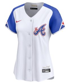 Alternative view of Atlanta Braves Nike Women's City Connect Limited Jersey - White