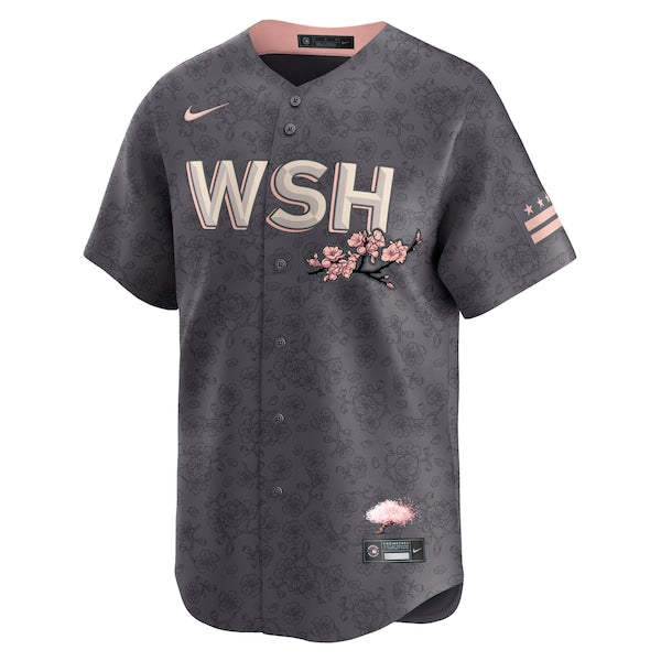 Washington Nationals Nike City Connect Limited Jersey - Charcoal - Image 2