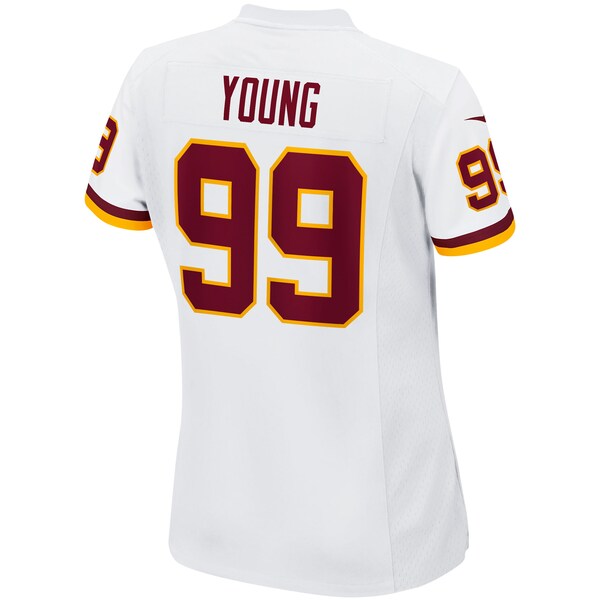 Chase Young Washington Football Team Nike Women's Game Player Jersey - White - Image 3
