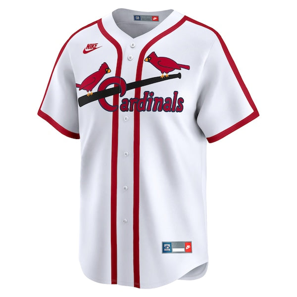 St. Louis Cardinals Nike Cooperstown Collection Limited Jersey - White/Blue - Image 5