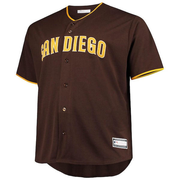 Fernando Tatis Jr. San Diego Padres Big & Tall Replica Player Jersey - Brown/Tan/White - Image 8