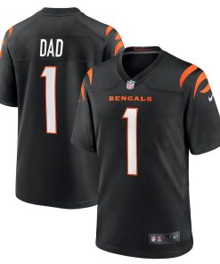 Number 1 Dad Cincinnati Bengals Nike Game Jersey - Black