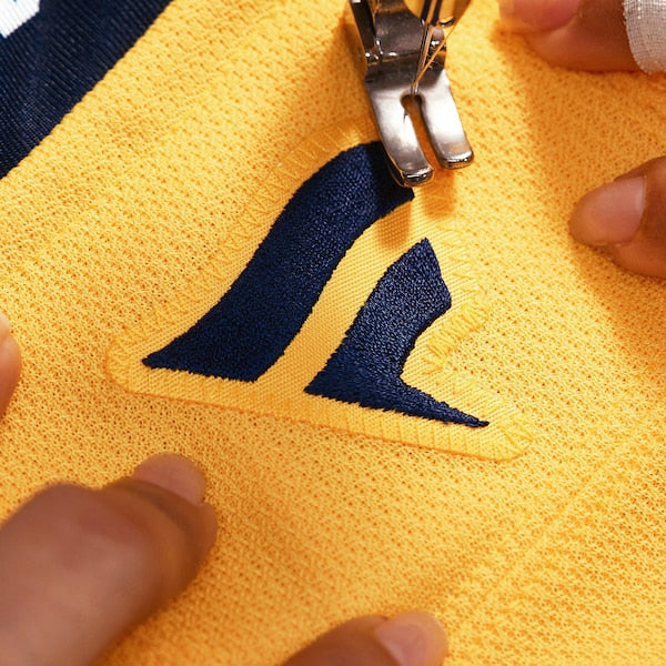 Nashville Predators Home Authentic Pro Custom Jersey - Gold - Image 7