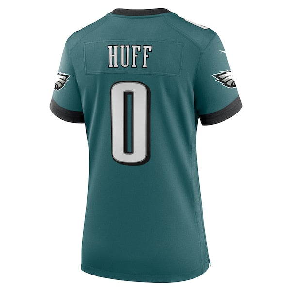 Bryce Huff Philadelphia Eagles Nike Women's Team Game Jersey - Midnight Green - Image 3