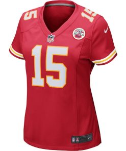 Alternative view of Patrick Mahomes Kansas City Chiefs Nike Women's Game Jersey - Red