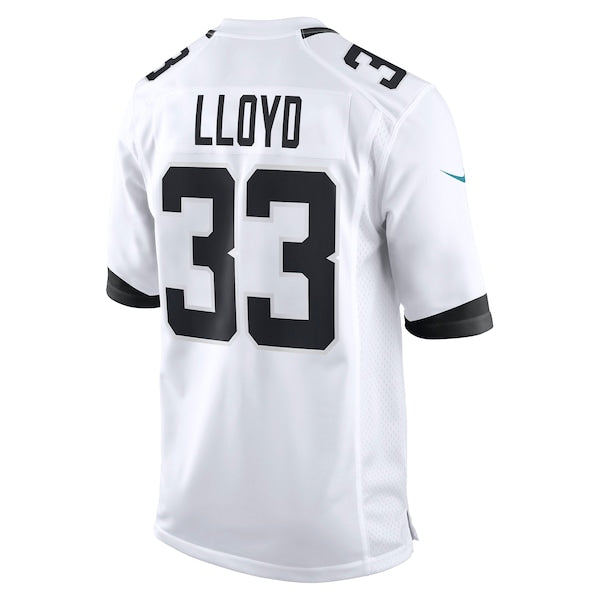 Devin Lloyd Jacksonville Jaguars Nike Away Game Player Jersey - White - Image 3