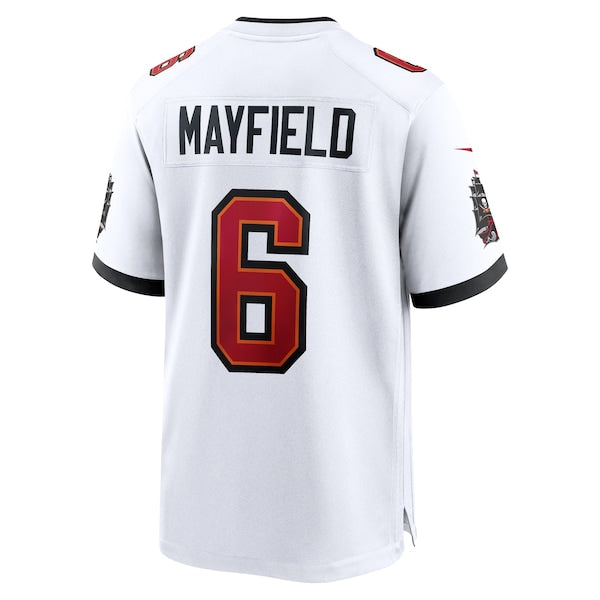 Baker Mayfield Tampa Bay Buccaneers Nike Away Game Jersey - White - Image 3