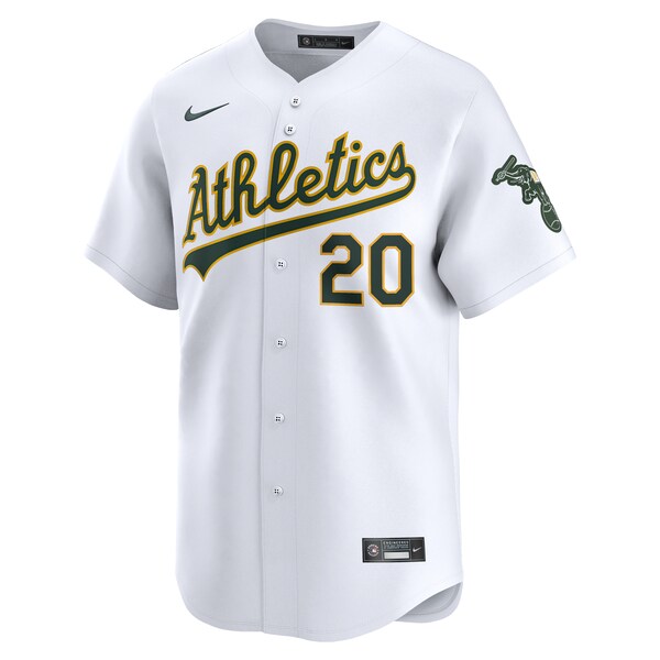 Zack Gelof Oakland Athletics Nike Home Limited Player Jersey - White - Image 2