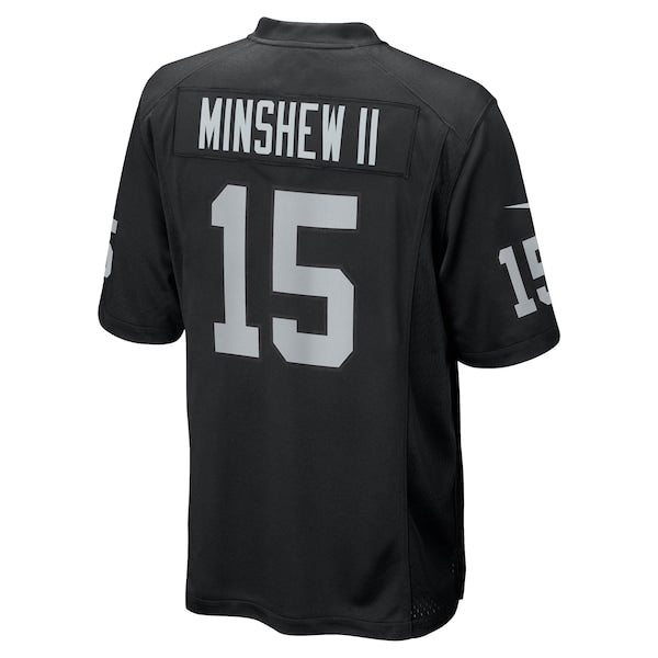 Gardner Minshew II Las Vegas Raiders Nike Team Game Jersey - Black - Image 4